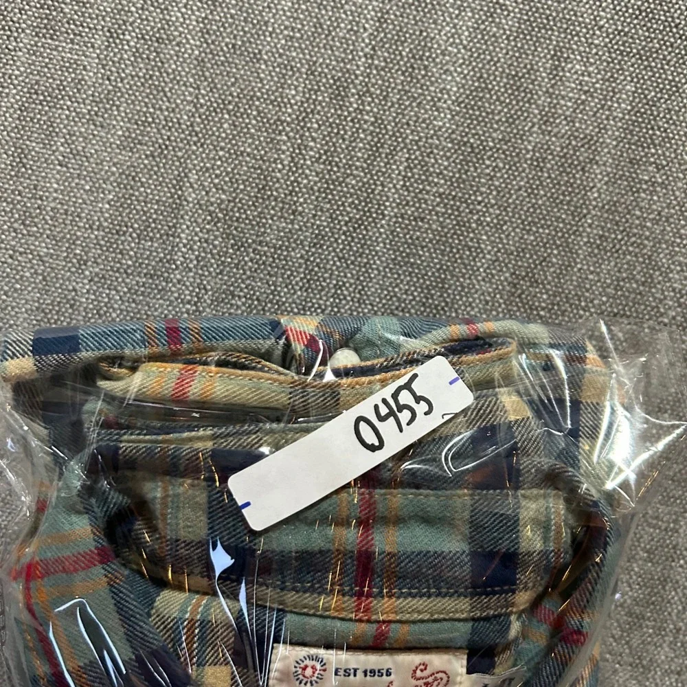 True Religion Western Shirt Mens XL Blue Plaid Flannel Pearl Snap MP4BV92VR